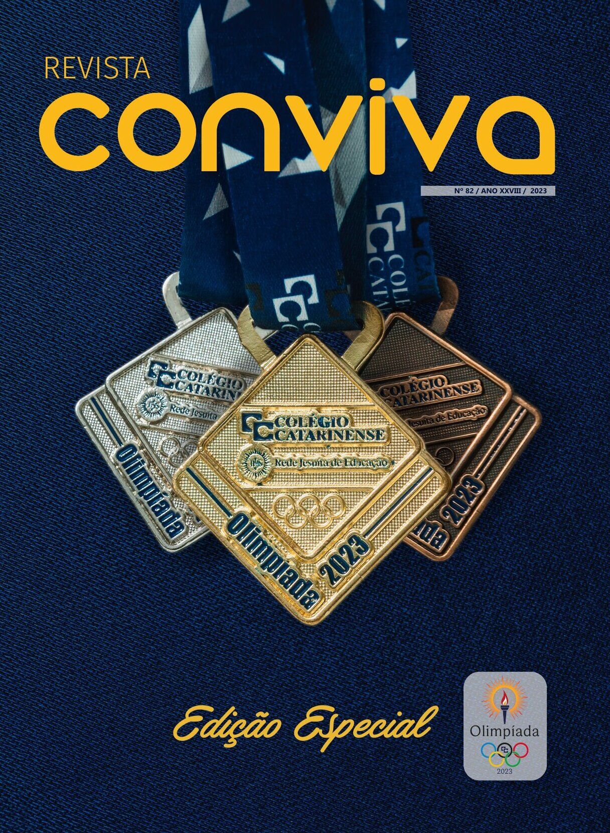 Capa Revista Olimpíadas Estudantis Colégio Catarinense